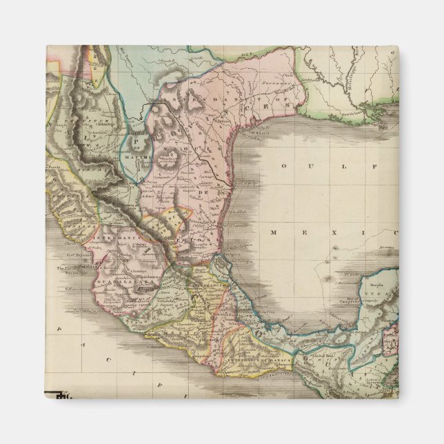 Mexico, Guatemala Magnet (Front)