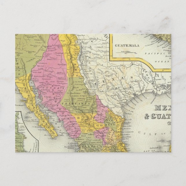 Mexico & Guatemala Postcard (Front)