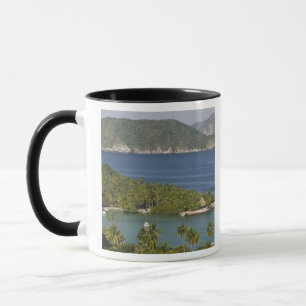 Mexico, Guerrero, Zihuatanejo. Playa Las Gatas- Mug