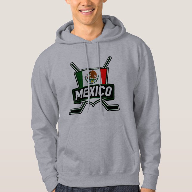 Mexico Ice Hockey Logo Hoodie (Front)