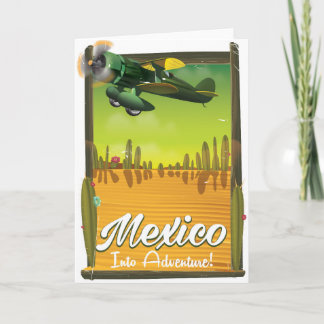 Mexico into adventure! holiday card