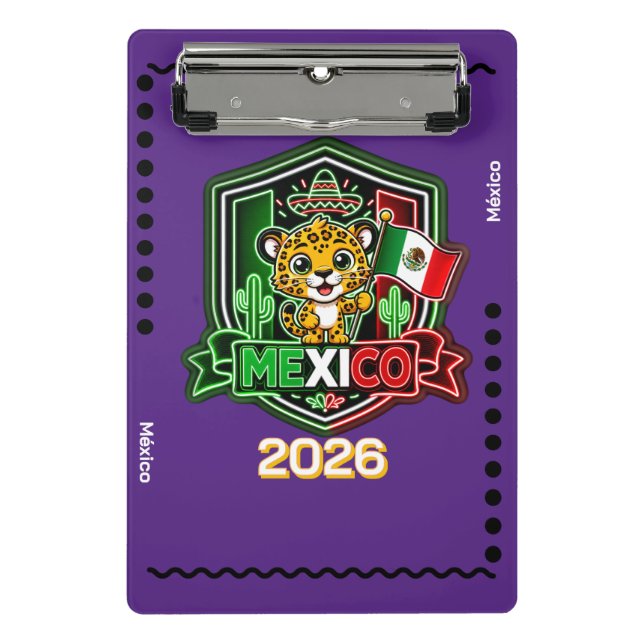 México Kids Mini Clipboard (Front)