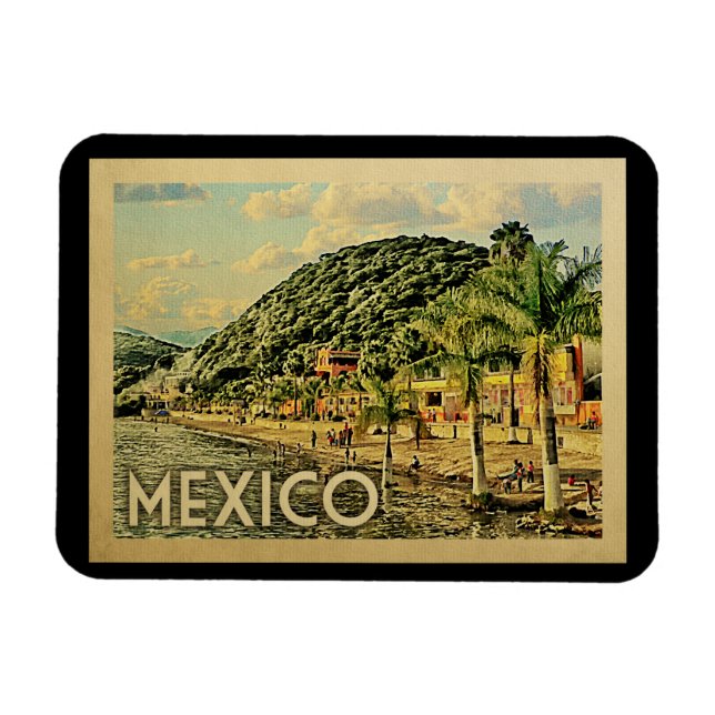 Mexico Lake Chapala Vintage Travel Magnet (Horizontal)