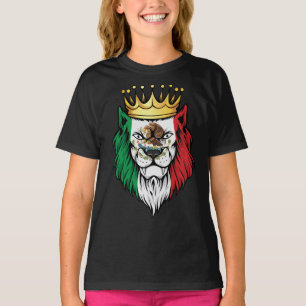 Mexico Lion King Flag T-Shirt