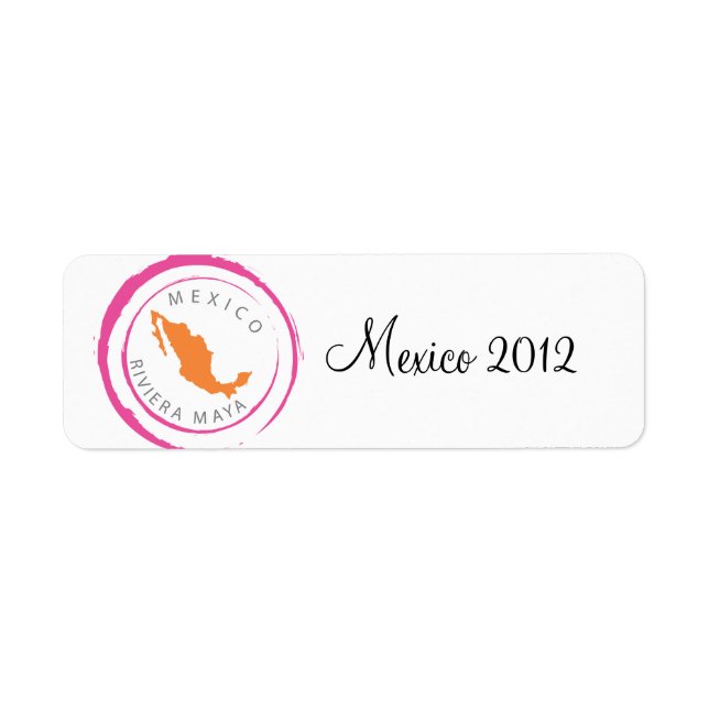 Mexico Map & Customize Your Text (Front)