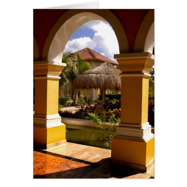 Mexico, Mayan Riviera, architecture at Iberostar (Front)