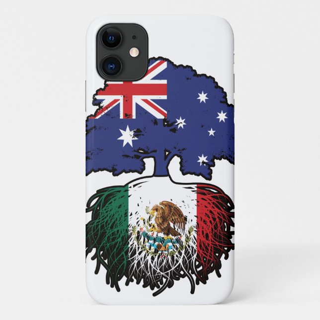 Mexico Mexican Australian Australia Tree Roots Case-Mate iPhone Case (Back)