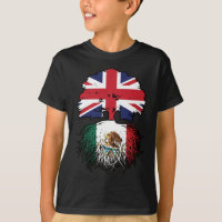 Mexico Mexican British UK Tree Roots Flag