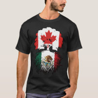Mexico Mexican Canadian Canada Tree Roots Flag