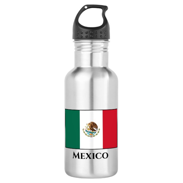 Mexico (Mexican) Flag 532 Ml Water Bottle (Front)