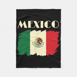 Mexico Mexican Flag Cinco De Mayo Viva Mexican Spo Fleece Blanket