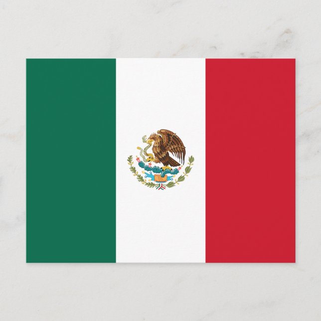 Mexico - Mexican Flag Postcard (Front)