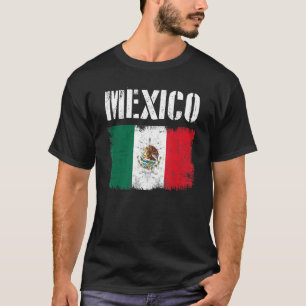 Mexico Mexican Flag Roots Pride Vintage Mexico 1 T-Shirt