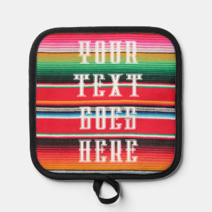 Mexico Mexican poncho Oven Mitt and Pot Holders
