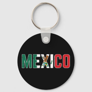 Mexico Mexican Soccer Fan Men Women Boys Girls Kid Keychain