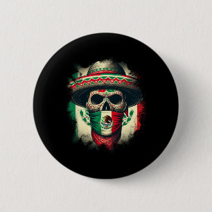 México Mexico Cinco De Mayo Tijuana Pride Mexican 2 Inch Round Button