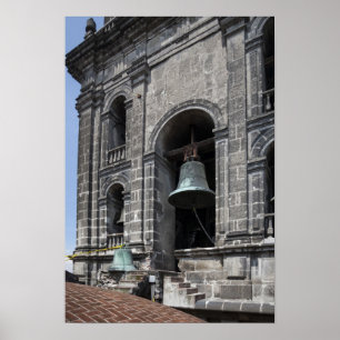 Mexico, Mexico City, Zocalo. The Bell Towers Poster