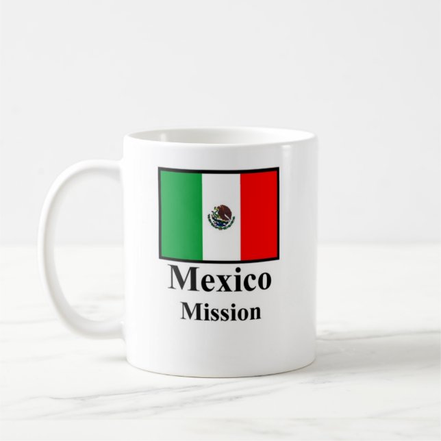 Mexico Mission Drinkware Coffee Mug (Left)
