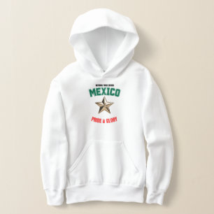 Mexico National Pride Edition Kids Pullover Hoodie