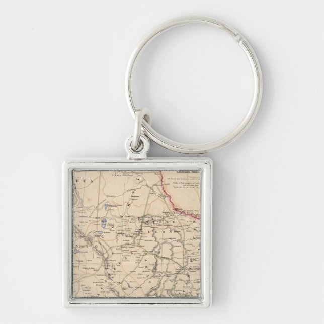 Mexico Northeastern and Central States Keychain (Front)