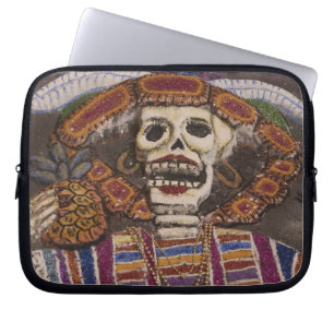 Mexico, Oaxaca. Sand tapestry (tapete de arena) Laptop Sleeve