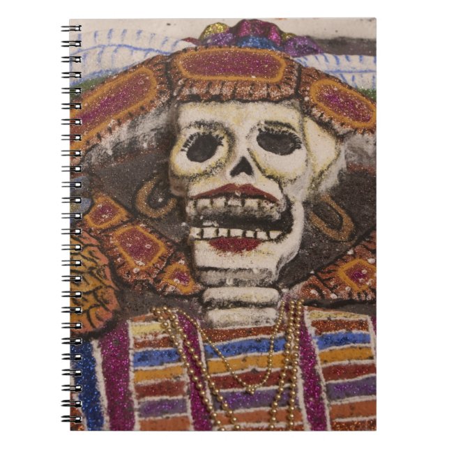 Mexico, Oaxaca. Sand tapestry (tapete de arena) Notebook (Front)