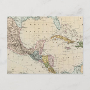 Mexico, Panama, Central America Postcard
