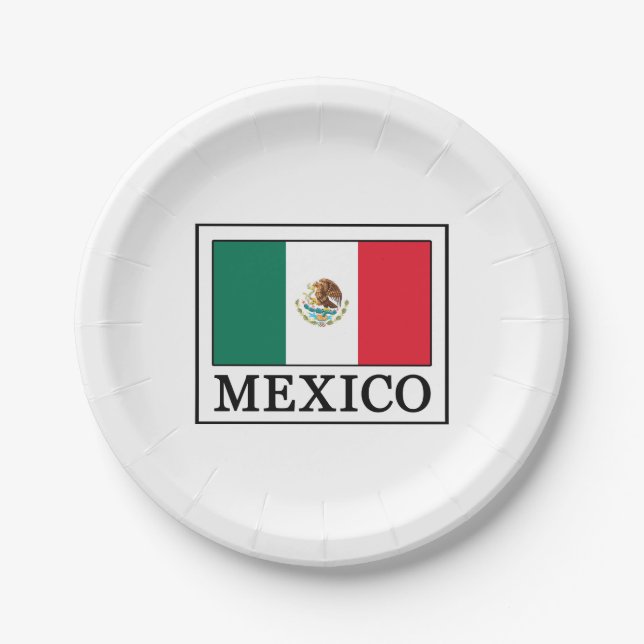 Mexico Paper Plate (Front)