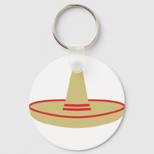 mexico party sombrero keychain