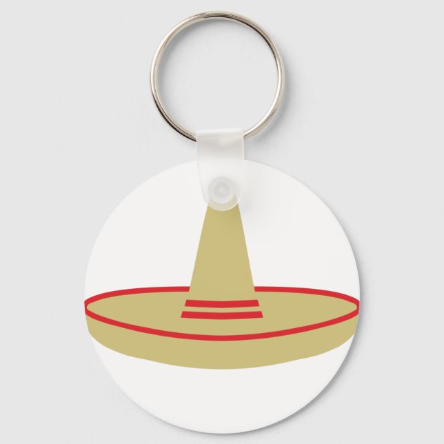 mexico party sombrero keychain (Front)