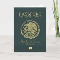 Mexico Passport Destination Wedding 