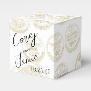 Mexico Passport Favor Box