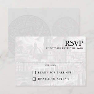Mexico Passport RSVP Card