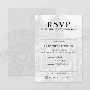 Mexico Passport RSVP Card