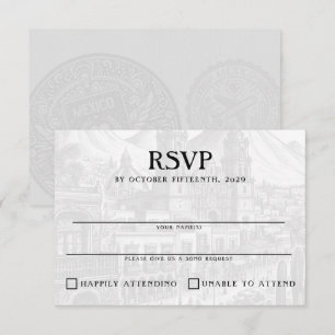 Mexico Passport RSVP Card