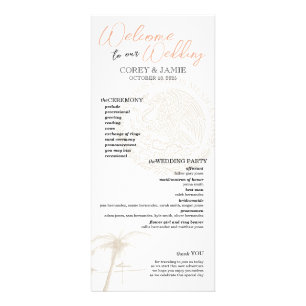 Mexico Passport Wedding Program