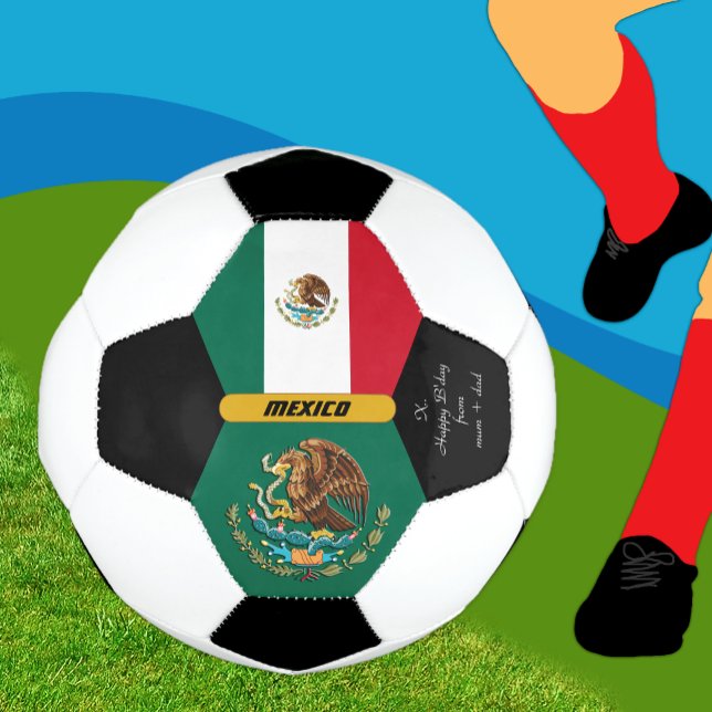 Mexico Personalized, Flag, Photo Soccer Ball (Creator Uploaded)