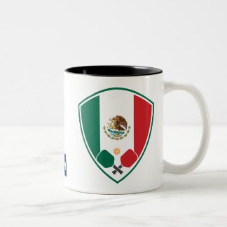 Mexico Pickleball Pride Two-Tone Mug