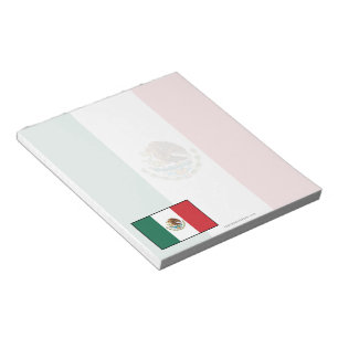 Mexico Plain Flag Notepad