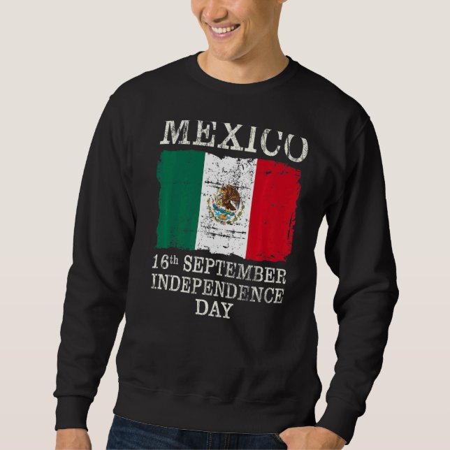 Mexico Pride Independence Day 2022 Mexican Flag 20 Sweatshirt (Front)