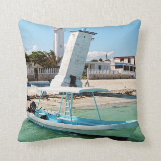 Mexico Puerto Morelos Throw Pillow