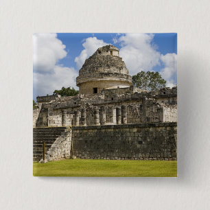 Mexico, Quintana Roo, near Cancun, 2 Inch Square Button