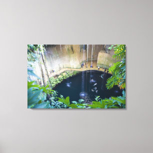 Mexico, Quintana Roo, near Chichen Itza, Canvas Print