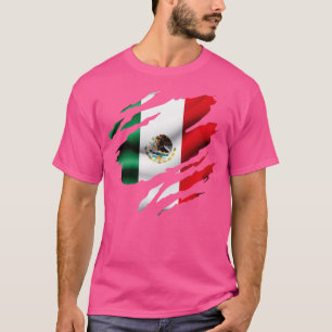 Mexico Ripped Flag T-Shirt