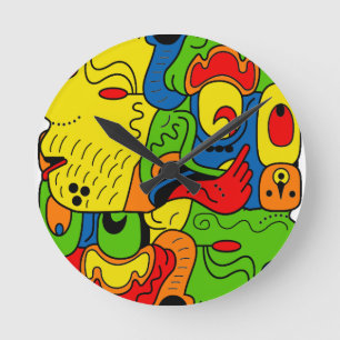 Mexico Round Clock