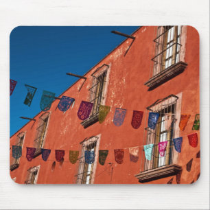 Mexico, San Miguel de Allende. Colourful banners Mouse Pad