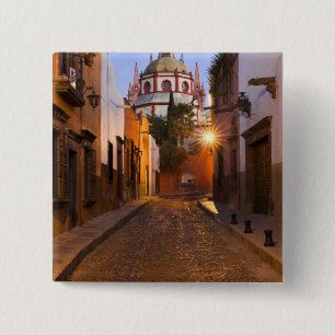 Mexico, San Miguel de Allende. Early morning 2 Inch Square Button
