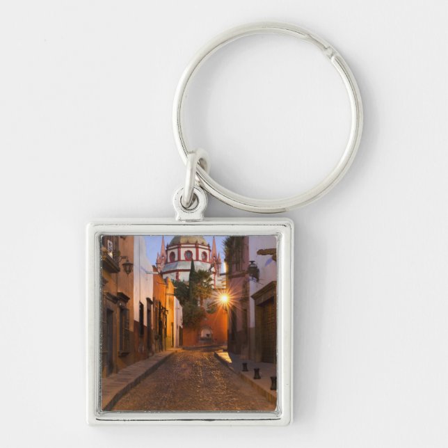 Mexico, San Miguel de Allende. Early morning Keychain (Front)