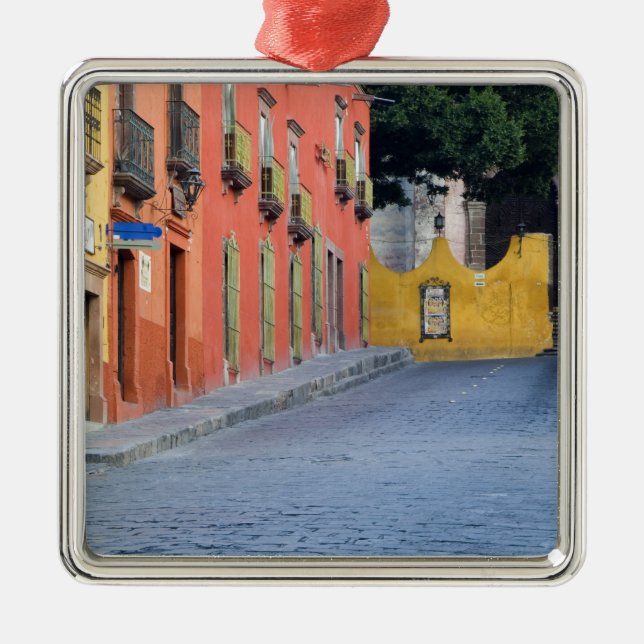 Mexico, San Miguel de Allende, Homes along Metal Ornament (Front)
