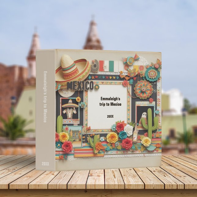 Mexico Scrapbook AI Generated Custom Binder (Creator Uploaded)